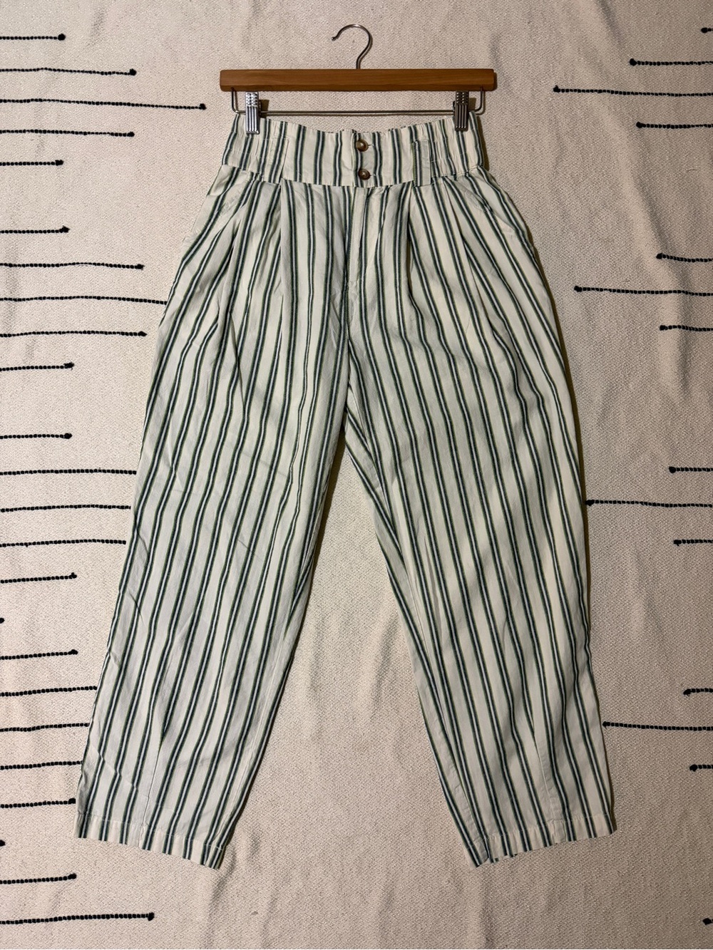 Urban Outfitters Sloane Linen Pant (Blue Multi)